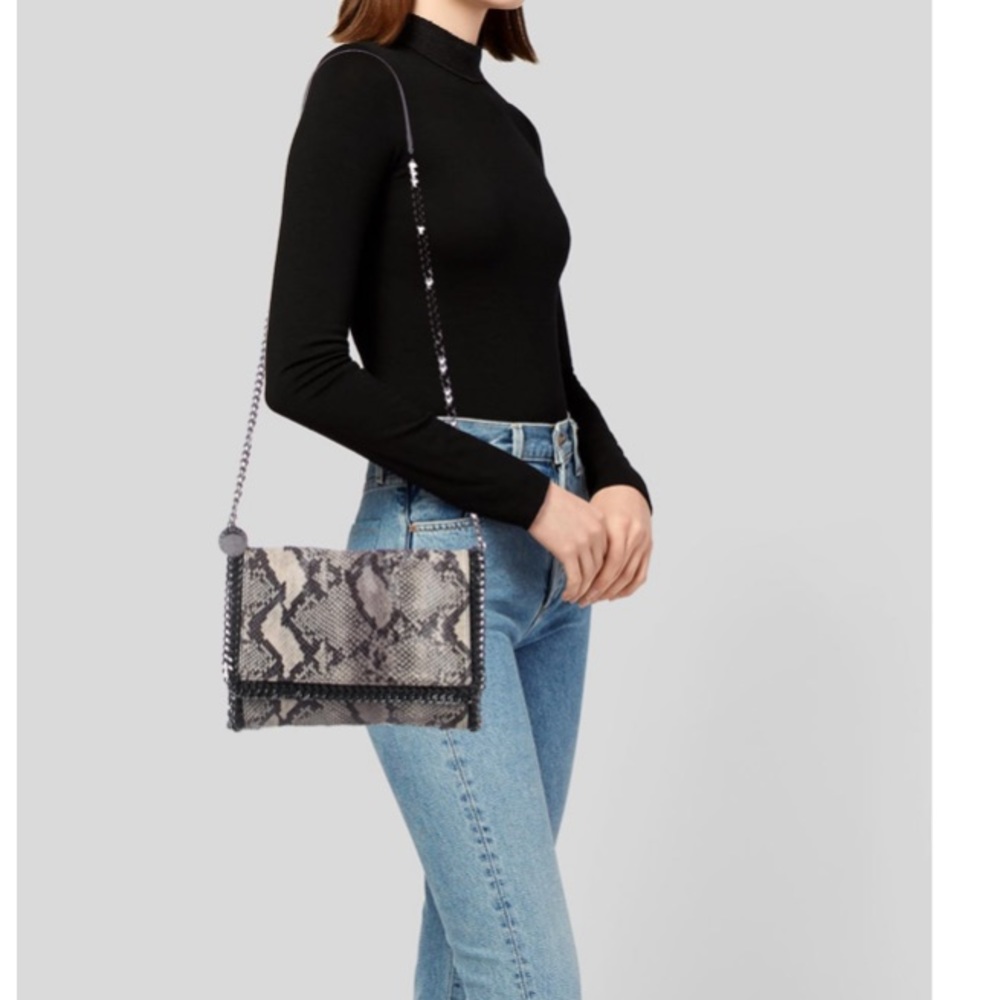 Stella McCartney Snakeskin Falabella Crossbody